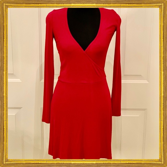 NWT- Intermix “Serena Wrap Dress” - Picture 2 of 6